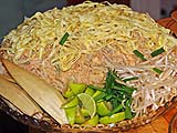 Mee Gkati - Rice Vermicelli Cooked in Spiced Coconut Cream Sauce