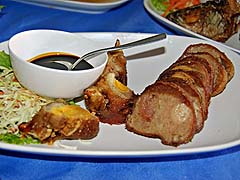 Pig's foot sausage at Kai Mook