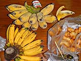 Bananas and fried bread from the Sukhumvit morning market