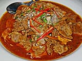 Curry Beef, Lipe Resort dining room, Koh Lipe