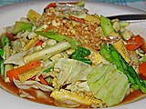 Mixed Vegetables, Lipe Resort dining room, Koh Lipe