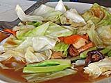 Mixed vegetables at Sunee Restaurant, Pranburi Marina