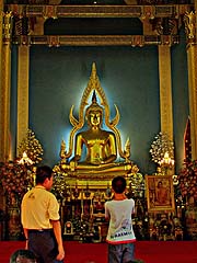 Buddha image, Marble Temple, Bangkok