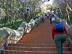 Naga staircase at Wat Prathat Doi Suthep
