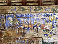Wat Phra That Lampang Luang faded frescoes