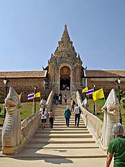 Wat Phra That Lampang Luang Naga staircase