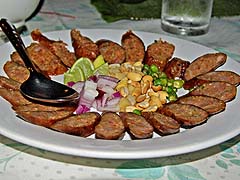 Sour sausage at Fern Restaurant