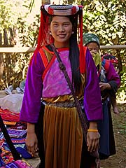 Modeling a Lisu new year's hat