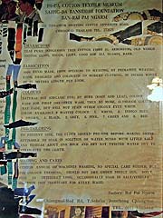 Fabric care at Pa-Da Museum