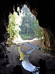 Cave exit at Tham Lot
