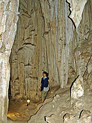 One of our guides at Tham Lot
