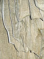 Stalactite formations at Tham Lot