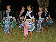 Hmong dancers, Mae Sa Valley Resort