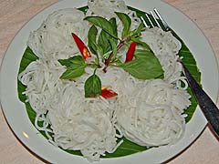 Noodles for green curry, Hut Ing Pai