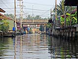 Peaceful Canal at Damoen Saduak Floating Market