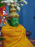 A jade or "emerald" Buddha