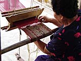 Hand-weaving Behind Sathorn Gold Textile Museum, Sukhothai