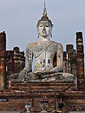 Main Buddha Image at Wat Mahatat, Sukhothai