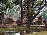View Across the Reflecting Pool, Wat Mahatat, Sukhothai