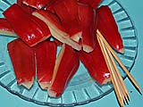 Rose apple slices, Pae Krung Pao in Ayutthaya