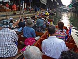 Our boats gather for orientation, Damnoen Saduak Floating Market