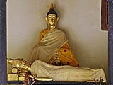 Winter-wrapped Buddha images, Wat Phra That Lampang Luang