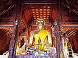 Large modern Buddha image, Wat Phra That Lampang Luang