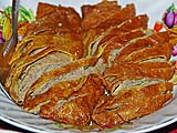 Omelet-wrapped pork sausage, Gee Lee, Ban Rak Thai
