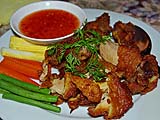 Turmeric chicken, Fern restaurant, Mae Hong Son