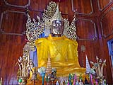 Caged Buddha, Wat Hua Wiang, Mae Hong Son