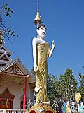 Standing Buddha on the hilltop, Wat Phra That Doi Kong Mu, Mae Hong Son