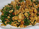 Renowned chicken with Thai basil, Intira, Mae Sariang