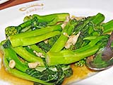 Chinese broccoli in Thai oyster sauce at A. Mallika, Bangkok