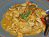 Panang curry chicken, Ruen Mai, Krabi
