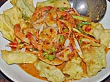 Eggplant salad at Vientiane Kitchen, Bangkok