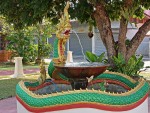 Naga Fountain at Wat Nantaram, Chiang Kham