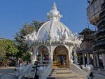 Pavilion for a wishing well at the White Temple, Chiang Rai